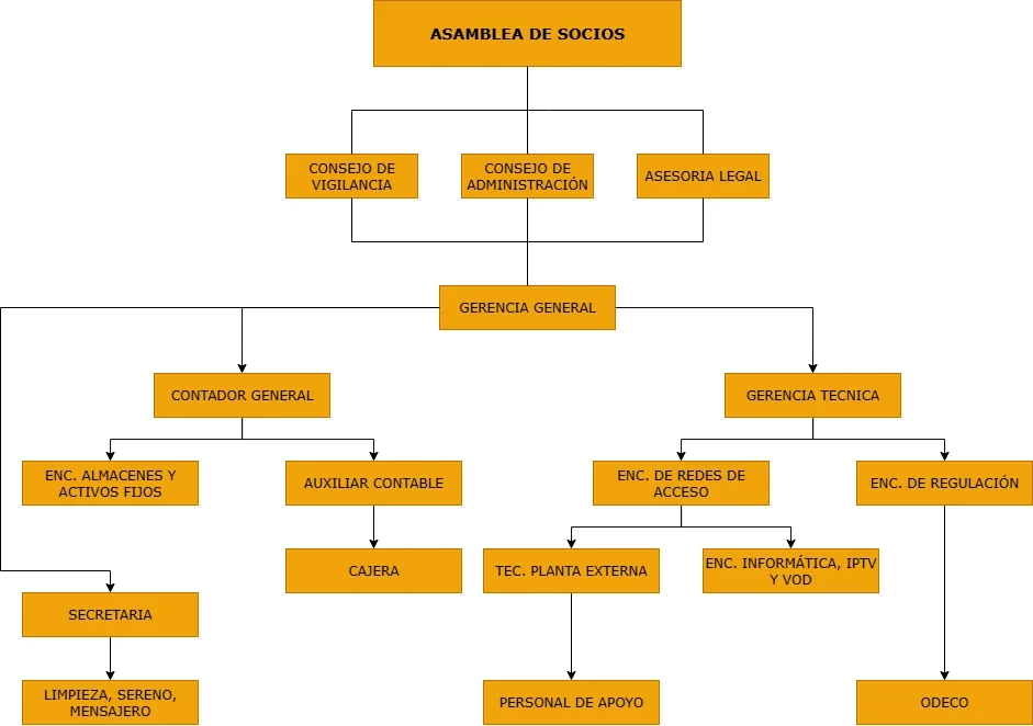 Organigrama Institucional COTABE R.L.